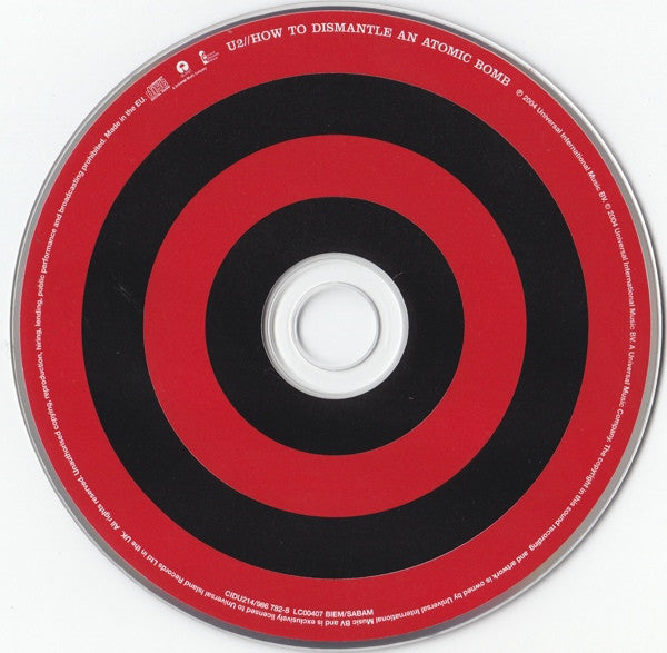 U2 - How to Dismantle an Atomic Bomb (2004 UK CD) NM