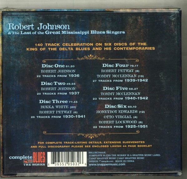 Robert Johnson - & the Last of the Great Mississippi Blues.. (6 CD Box) NM