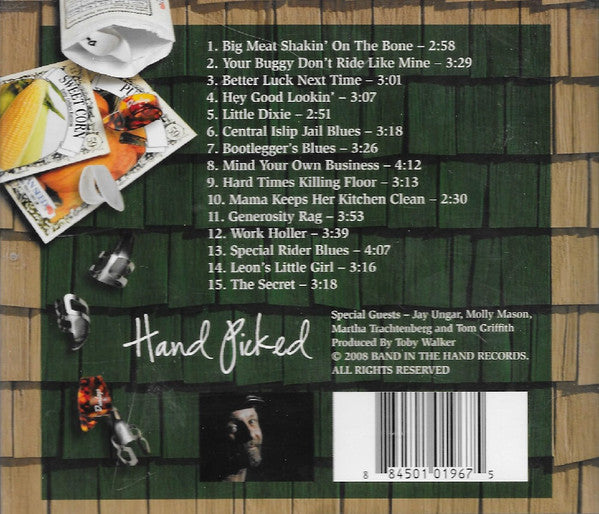 Toby Walker - Hand Picked (2008 US CD) NM