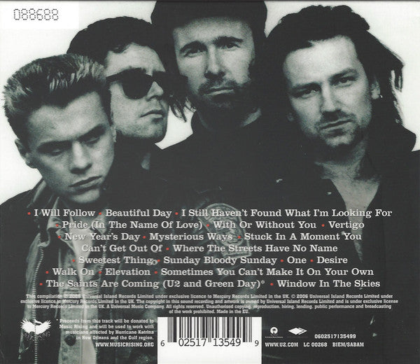 U2 - U218 Singles (Special Edition Numbered CD) VG+
