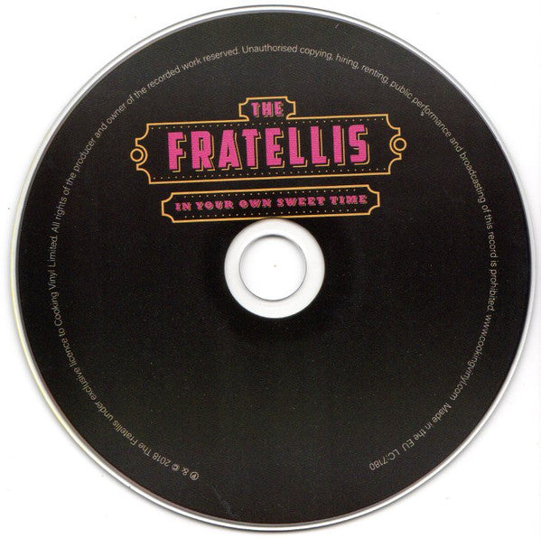 Fratellis - in Your Own Sweet Time (2018 CD) VG+