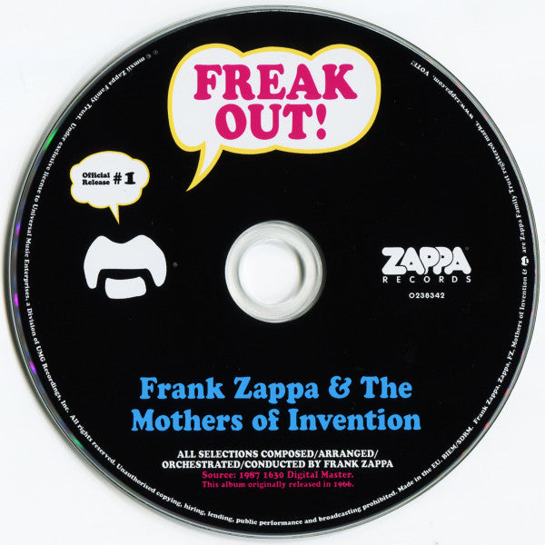 Mothers of Invention (Frank Zappa) - Freak Out! (2012 CD) Mint