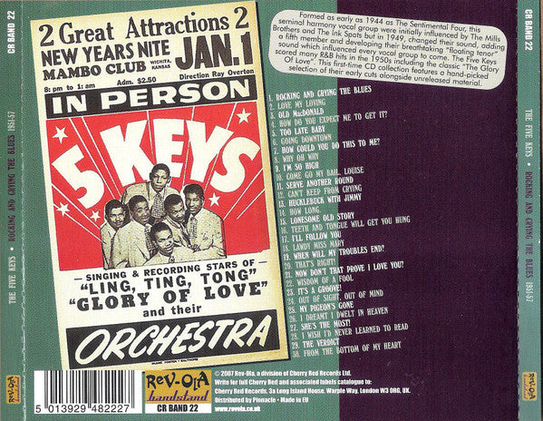 Five Keys - Rocking & Crying The Blues 1951-57 (2007 CD) NM