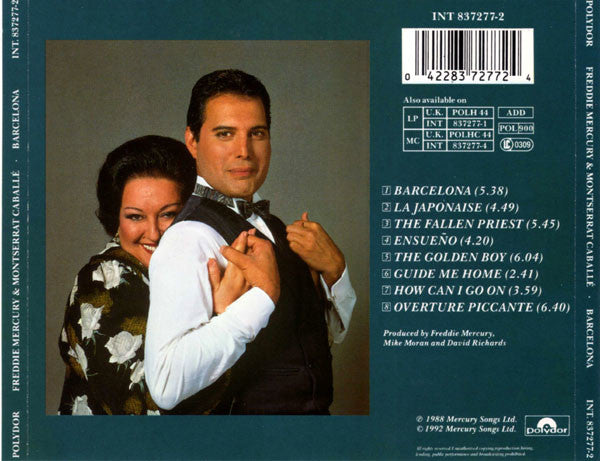Freddie Mercury & Montserrat Caballe - Barcelona (1992 CD) NM