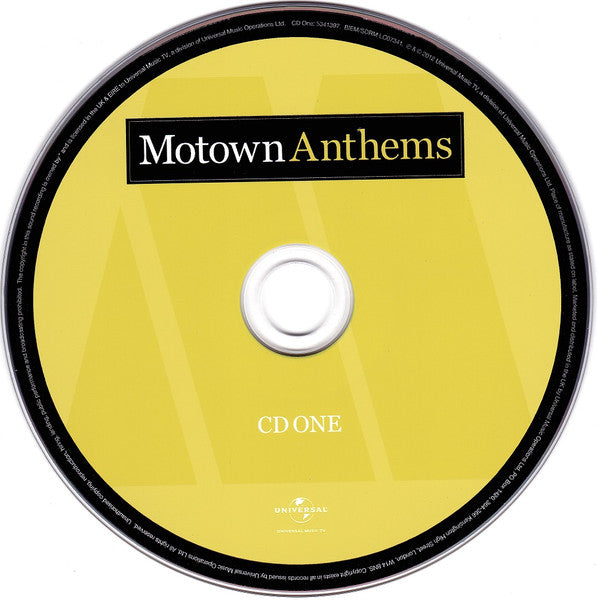 Various - Motown Anthems (4 CD Set 2012) NM