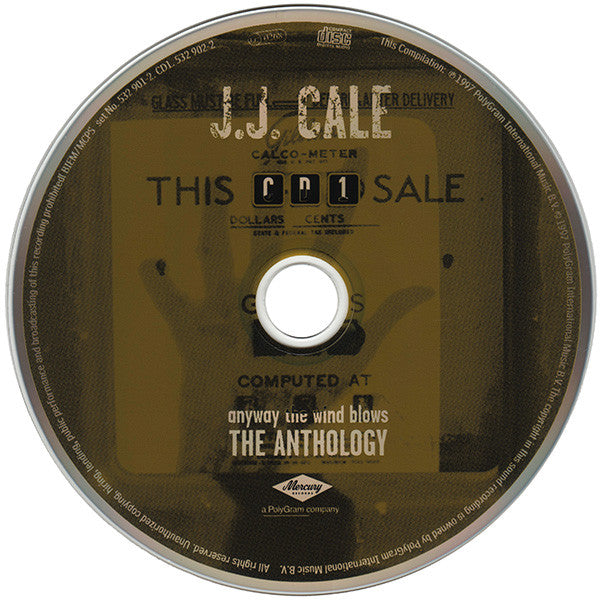 J.J Cale - Anyway the Wind Blows ~ The Anthology (1997 DCD) Mint