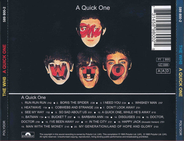 Who - A Quick One (2003 CD) NM