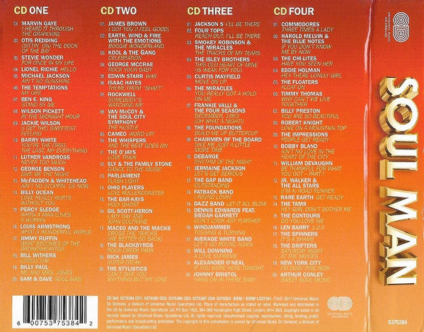 Various - Soul Man (60s-80s 4 CD Box Set) Sealed