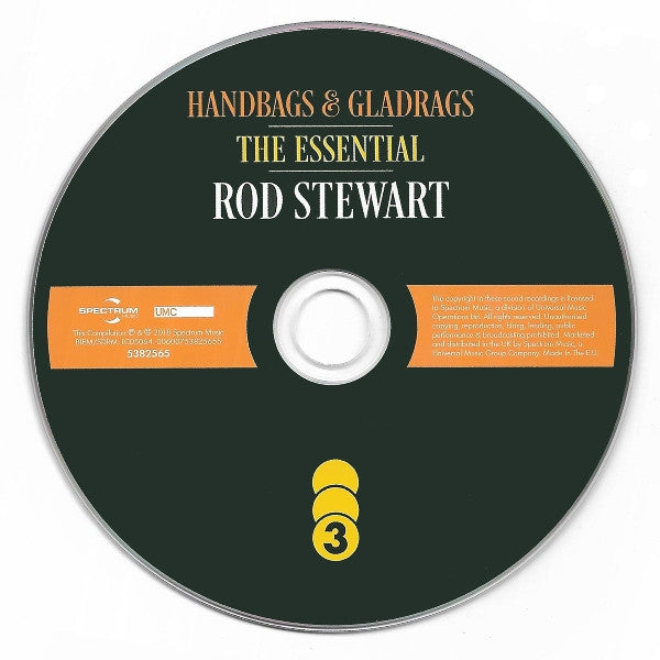 Rod Stewart - Handbags & Gladrags ~ The Essential (2018 Triple CD Set) VG+