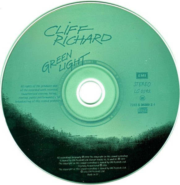 Cliff Richard - Green Light (2002 EMI CD) NM