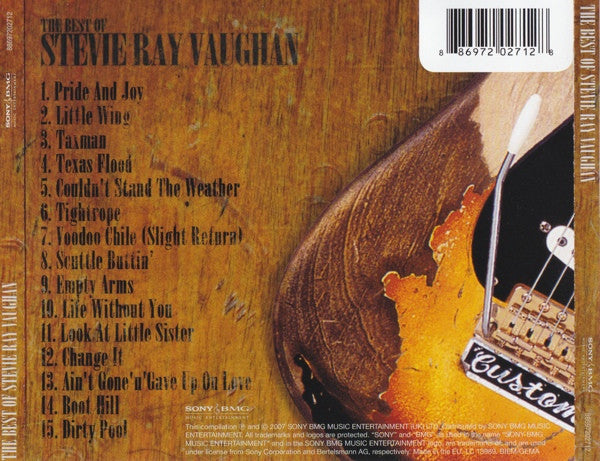 Stevie Ray Vaughan - The Best of (2007 CD) Mint