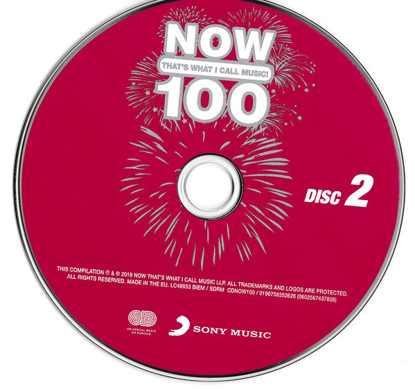 Various - Now Thats What I Call Music 100 (2018 DCD) Sealed