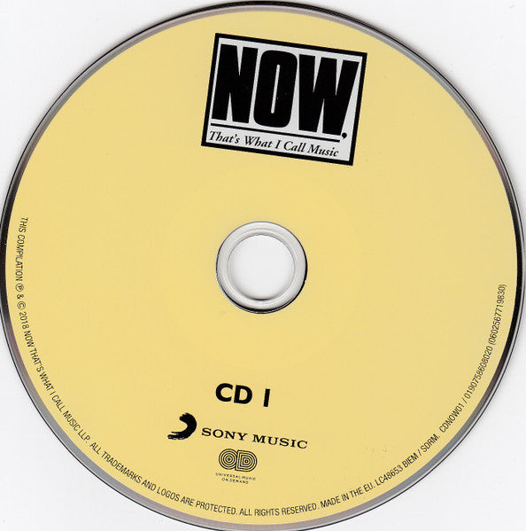 Various - Now Thats What I Call Music 1  (2018 DCD) Mint