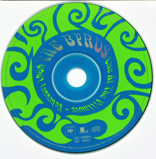 Byrds - Live at the Fillmore February 1969 (2003 CD) Mint