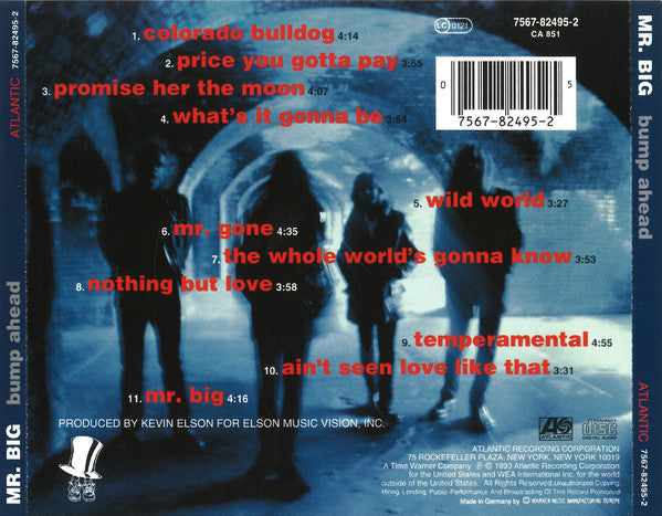 Mr Big - Bump Ahead (1993 CD) NM