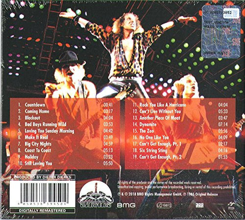 Scorpions - World Wide Live (2018 CD) VG+