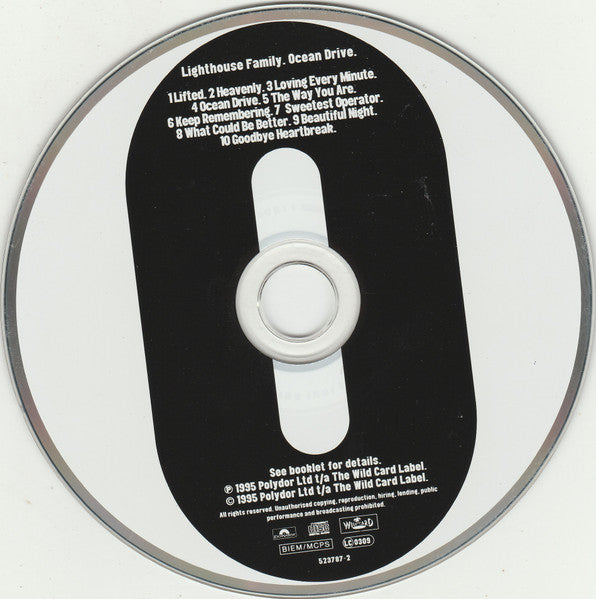 Lighthouse Family - Ocean Drive (1995 CD) Mint