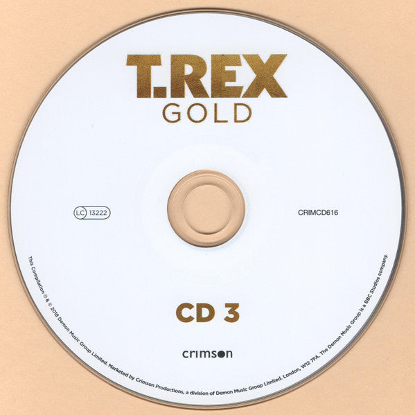 T.Rex - Gold (2018 Triple CD Set) NM