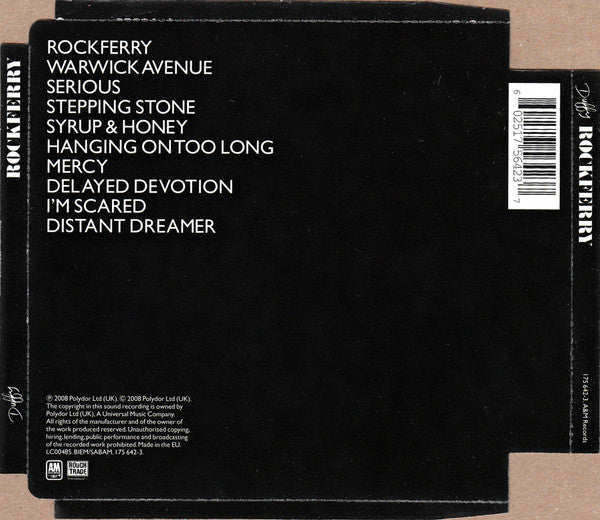 Duffy - Rockferry (2008 CD) VG+