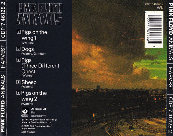 Pink Floyd - Animals (1992 UK CD) VG+
