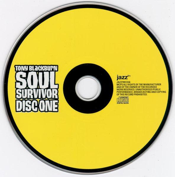 Various - Tony Blackburn ~ Soul Survivor (2002 Double CD) NM