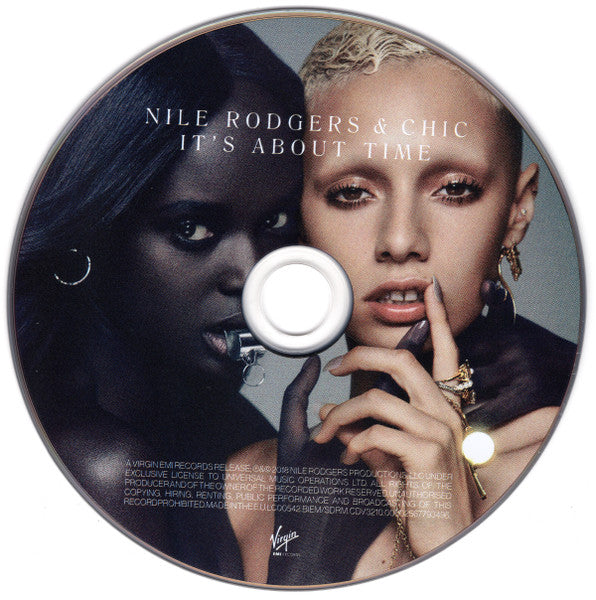 Nile Rodgers & Chic - It's About Time (2018 CD) Mint