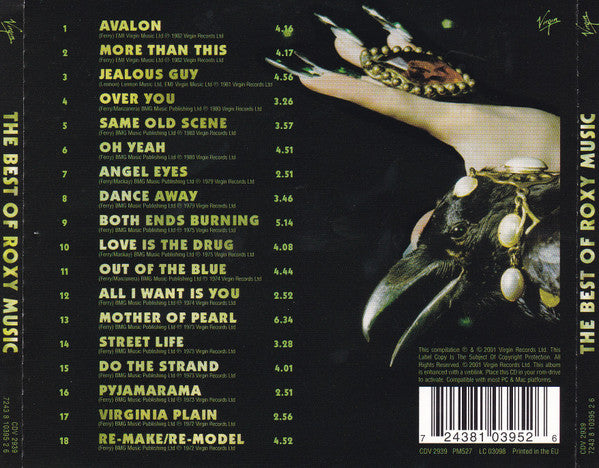 Roxy Music - The Best of (2001 CD) Sealed