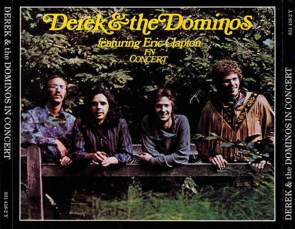 Derek & the Dominoes featuring Eric Clapton - in Concert (Rare 1986 DCD) VG+