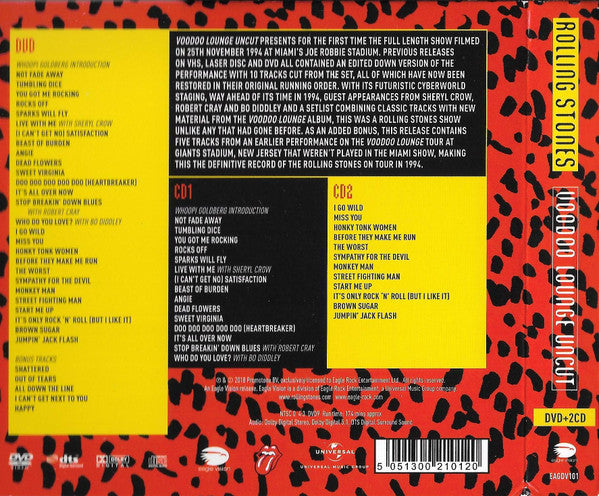 Rolling Stones - Voodoo Lounge Uncut (2018 DCD+DVD Set) NM