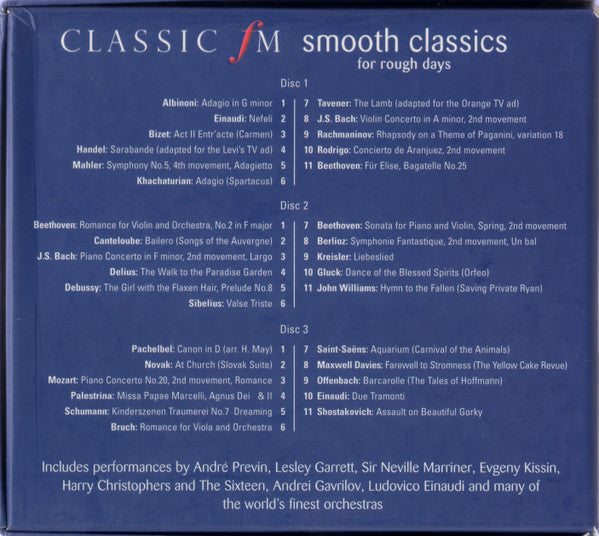 Various - Classic FM: Smooth Classics (2002 3CD Box Set) VG+