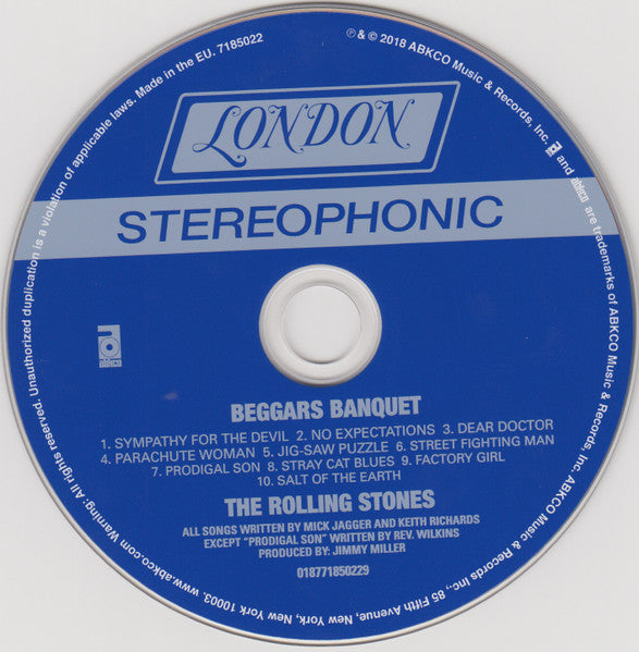 Rolling Stones - Beggars Banquet (2018 50th Anniversary Edition CD) Mint