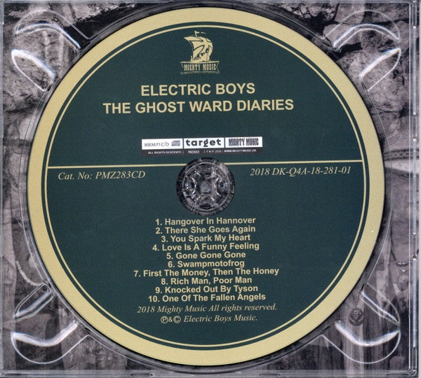 Electric Boys - The Ghost Ward Diaries (2018 CD) Mint