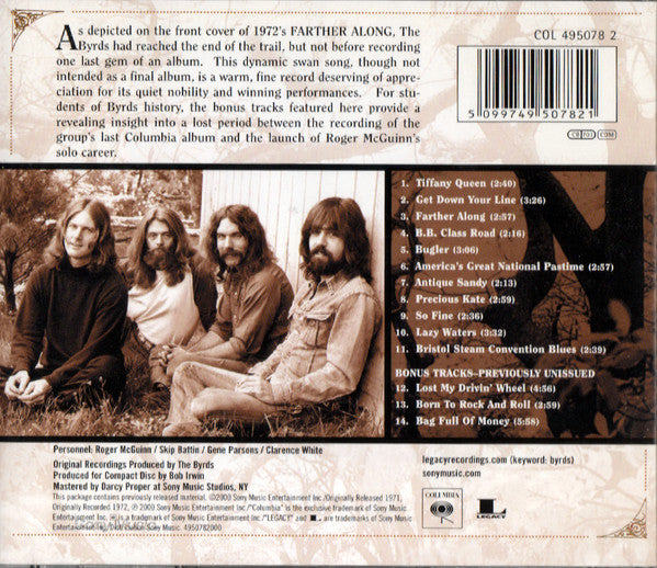 Byrds - Farther Along (2000 Expanded Edition CD) Mint