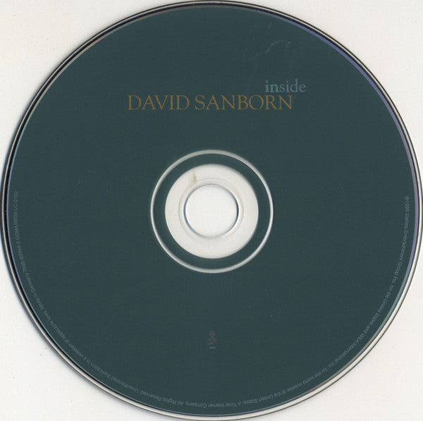 David Sanborn - Inside (1999 CD) VG+