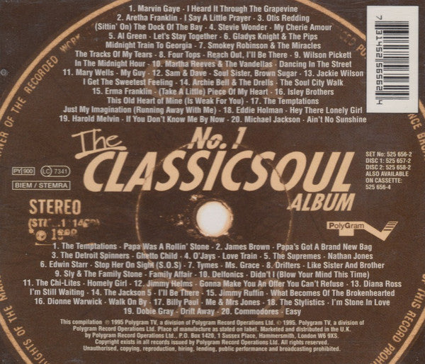 Various - The No.1 Classic Soul Album (1995 DCD) VG+