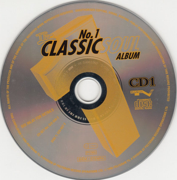 Various - The No.1 Classic Soul Album (1995 DCD) VG+