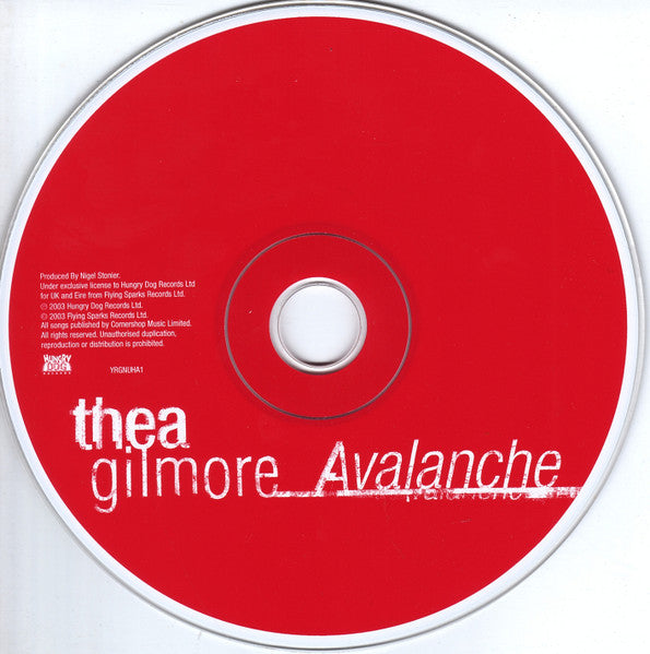 Thea Gilmore - Avalanche (2003 CD) NM