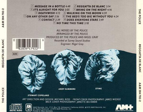 Police - Reggatta De Blanc (Audio Master Plus CD) NM