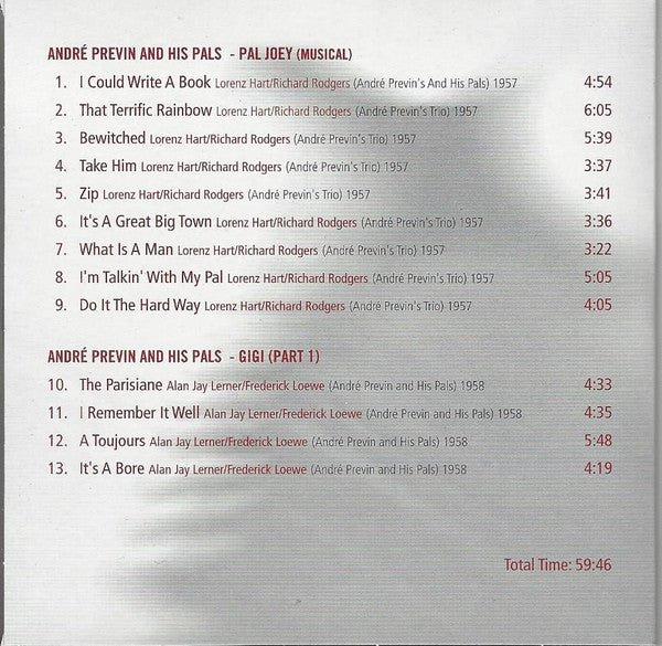 Andre Previn - The Jazz Recordings (2012 10xCD Box Set) NM