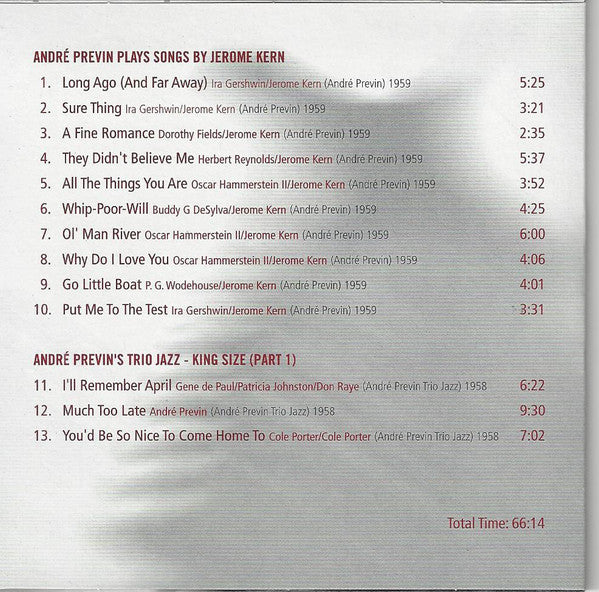 Andre Previn - The Jazz Recordings (2012 10xCD Box Set) NM