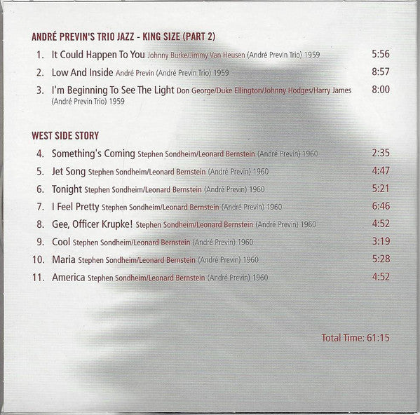 Andre Previn - The Jazz Recordings (2012 10xCD Box Set) NM