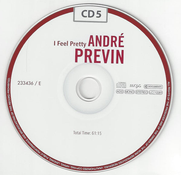 Andre Previn - The Jazz Recordings (2012 10xCD Box Set) NM