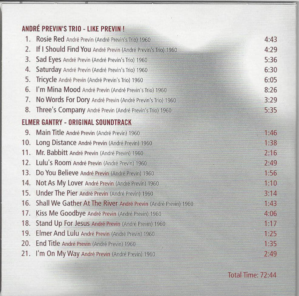 Andre Previn - The Jazz Recordings (2012 10xCD Box Set) NM
