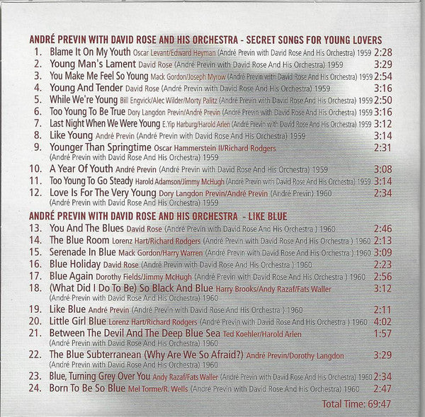 Andre Previn - The Jazz Recordings (2012 10xCD Box Set) NM