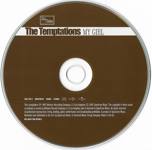 Temptations - My Girl (2001 CD) Mint