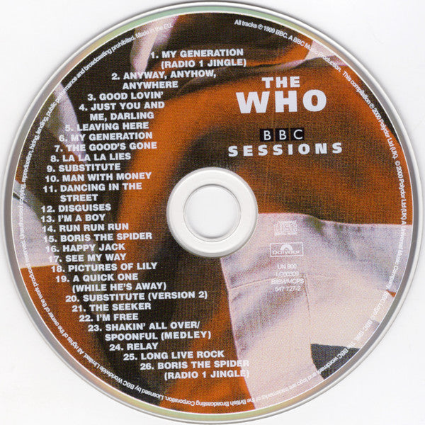 Who - BBC Sessions (2000 CD) VG+