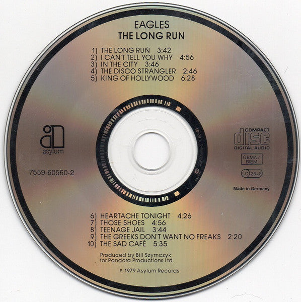 Eagles - The Long Run (2000 CD) Mint