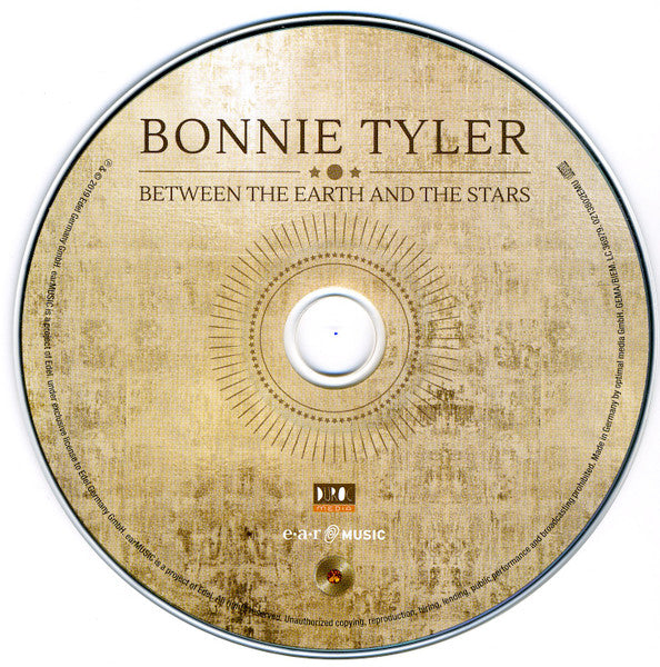 Bonnie Tyler - Between the Earth and the Stars (2019 CD) Sealed