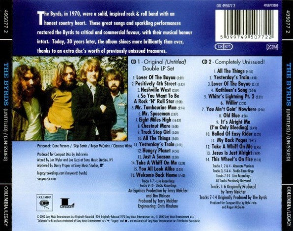 Byrds - Untitled / Unissued (2000 20Bit DCD) Mint