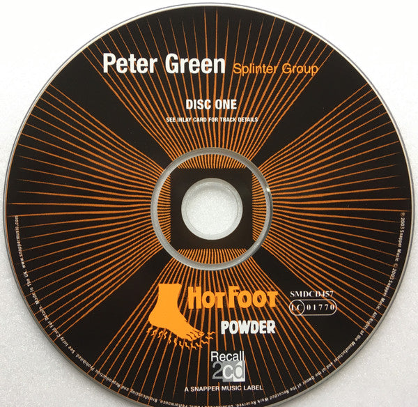 Peter Green Splinter Group - Hotfoot Powder / Robert Johnson..(1993 DCD) Mint